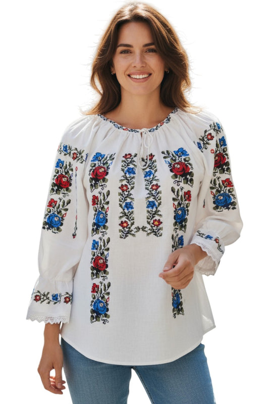 Ie traditionala romaneasca maneca lunga188