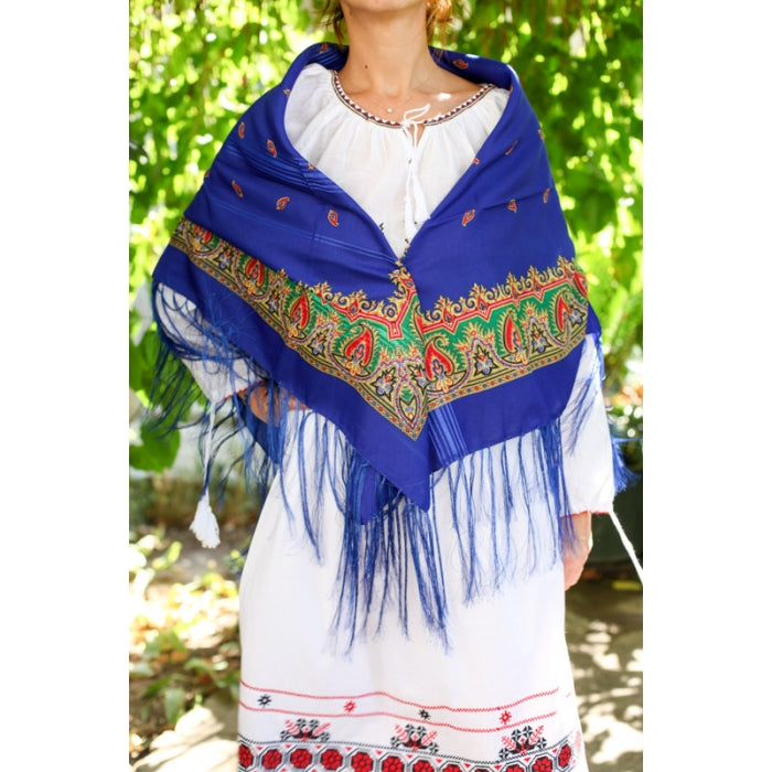 Batic traditional Amanda albastru