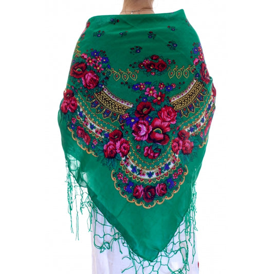 Batic traditional ciucuri verde