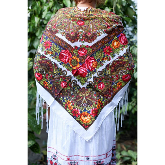 Sal Esarfa Batic tip rusesc Agrafena