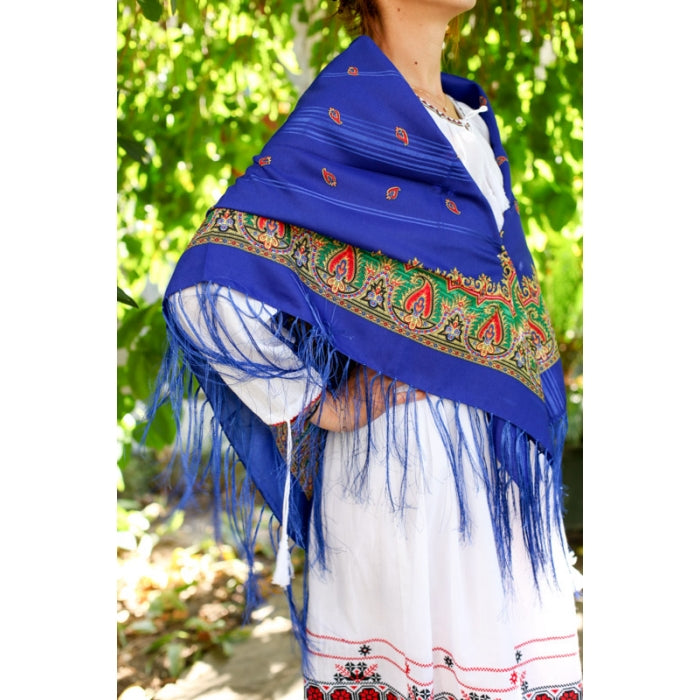 Batic traditional Amanda albastru