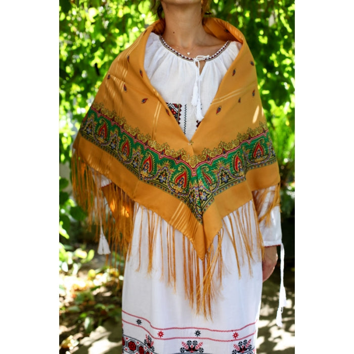 Batic traditional Amanda galben